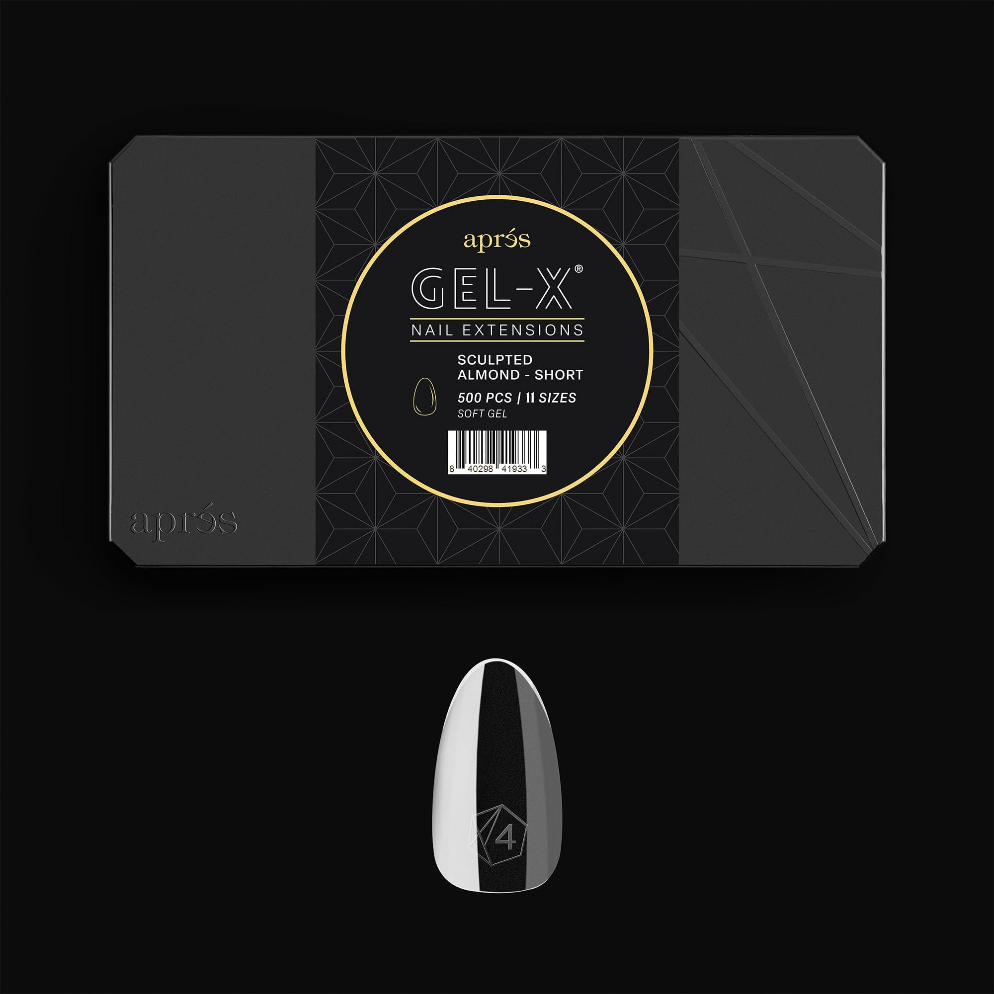 Amazon.com: Aprés Gel-X® Tip Box | Sculpted Almond | 500pc Soft